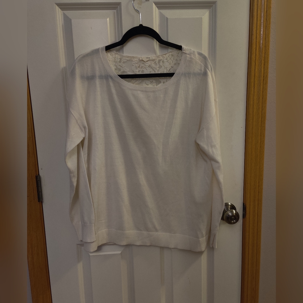 Cream Long Sleeve Sweater
